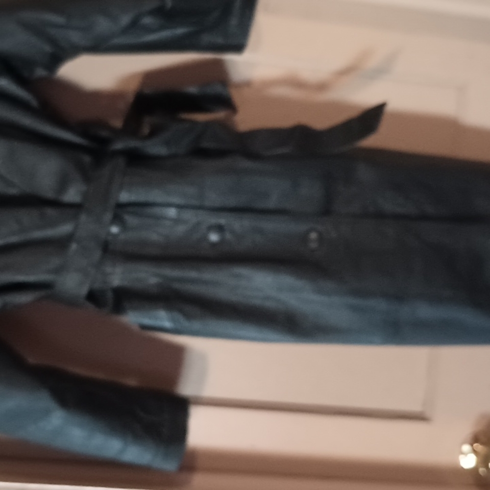 Morco moroni miland-new York leather long coat